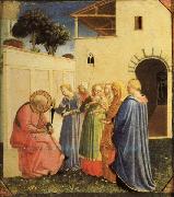Fra Angelico The Naming of the Baptist oil painting